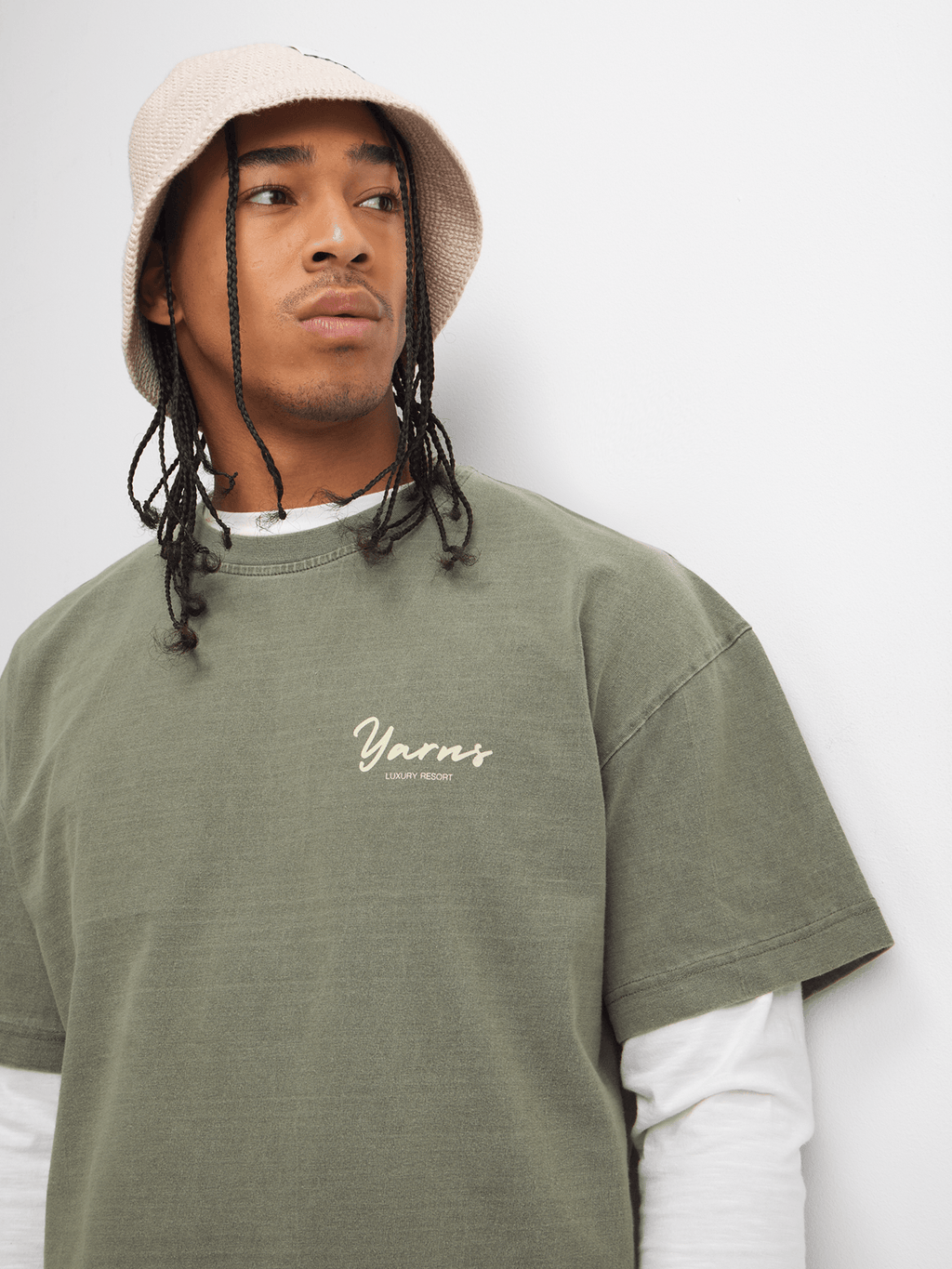 YARNS Luxury Resort Tshirt - Olive