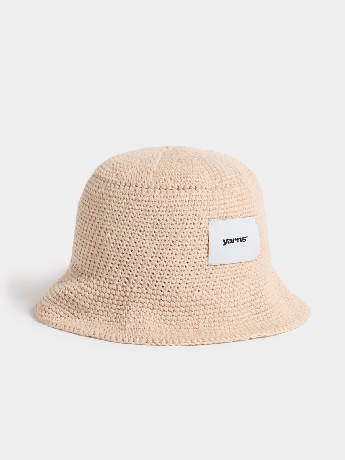 YARNS Luxury Resort Crochet Bucket Hat - Cream