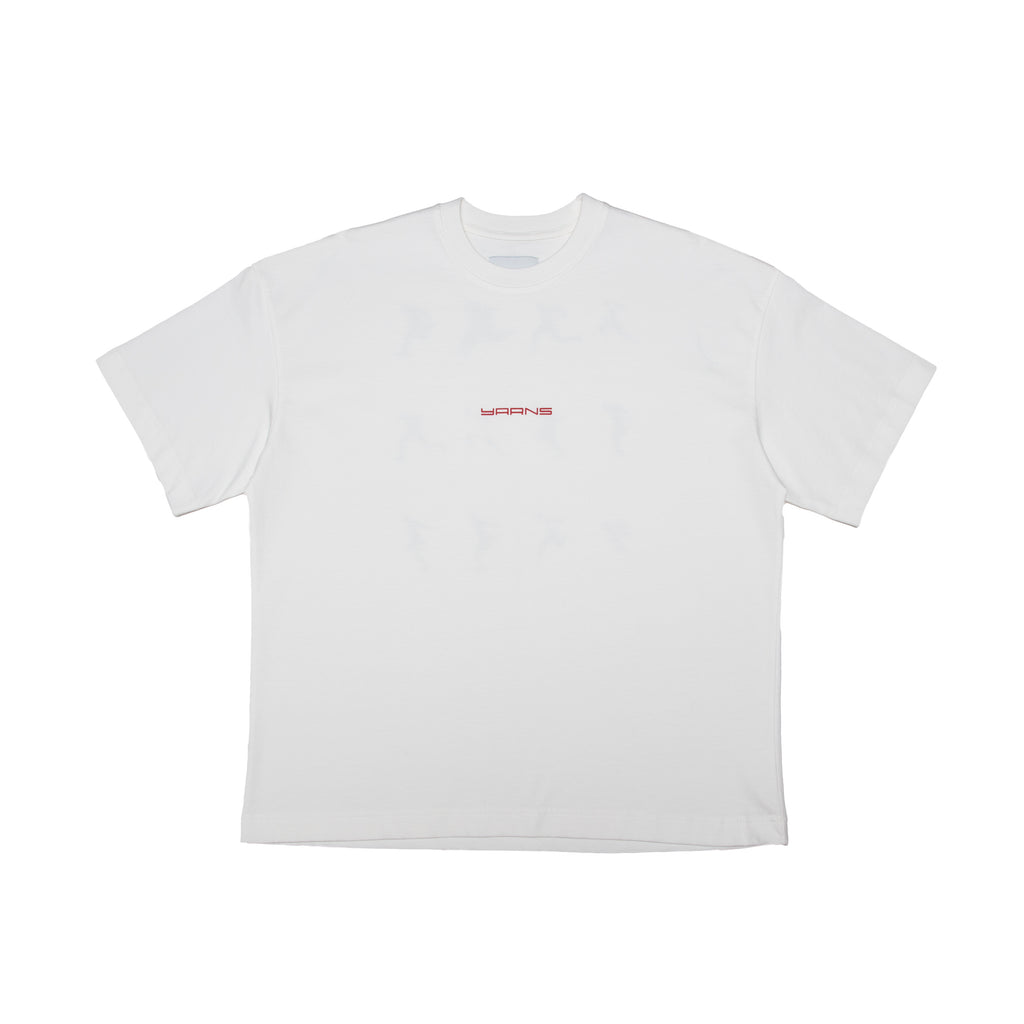 YARNS Sprinters Graphic Tshirt - Cream/Black/Red