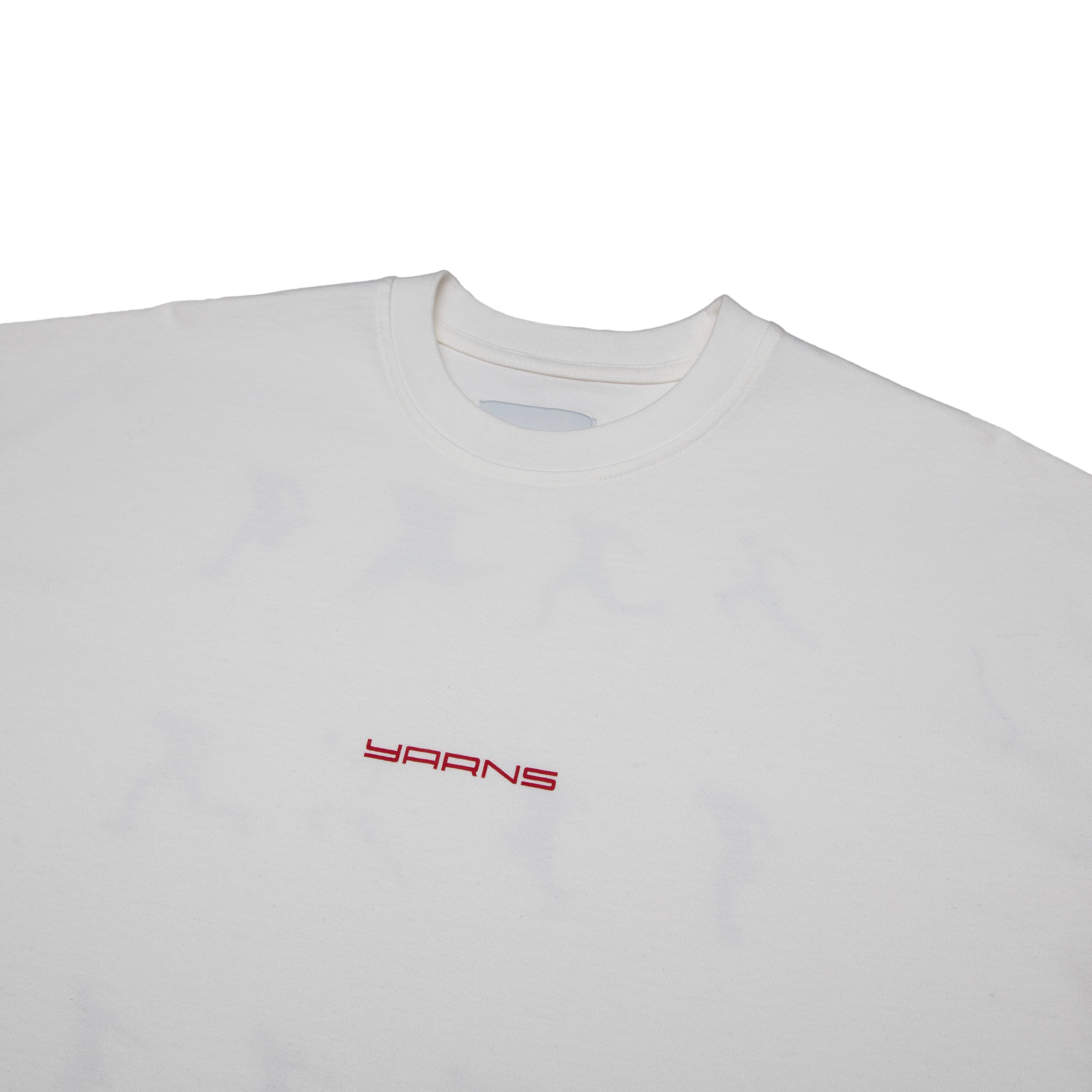 YARNS Sprinters Graphic Tshirt - Cream/Black/Red