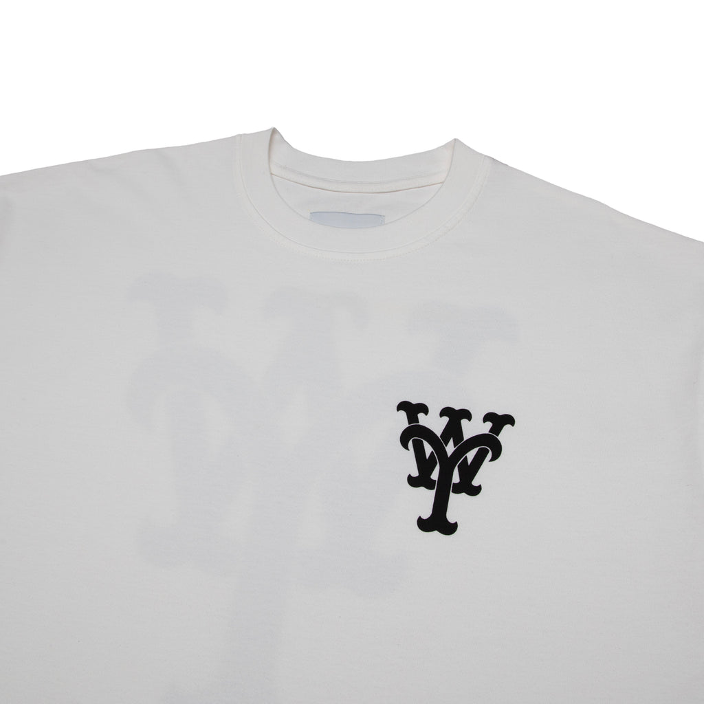 YARNS YW Graphic Tshirt - Cream/Black