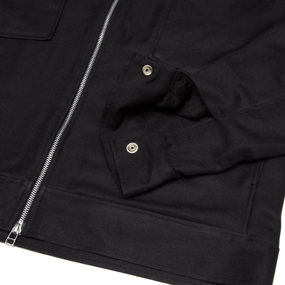 Luxe Modern Workwear Jacket - Jet Black