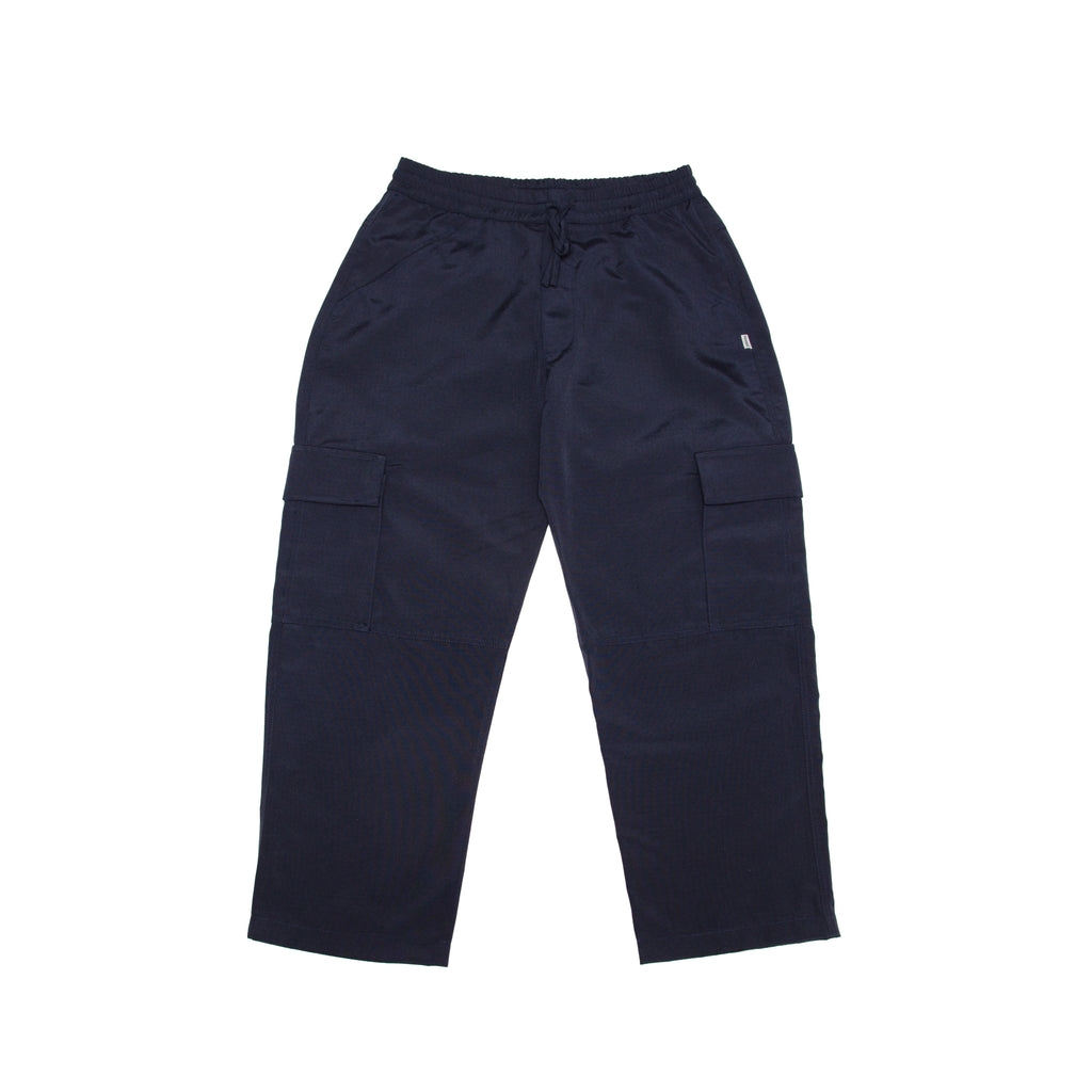 YARNS COTTON RIBSTOP CARGO PANTS NAVY
